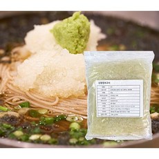 갈은 무 500g 간무 무스프레드 메밀소바 냉모밀 우동 일식 와사비, 1개