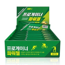 프로게이너 파워젤 파인애플맛 스포츠 에너지젤, 800g, 1박스