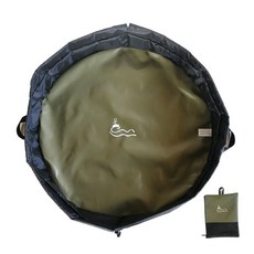 1 조각 비치 보관 가방 보터 방수 가방 매트 변경 남성용 매트 가방 변경, 옥스포드 천, 녹색