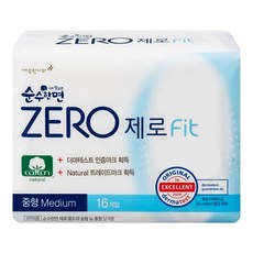 깨끗한나라 순수한면 ZERO 울트라슬림 뉴 중형 날개형 16p, 1개