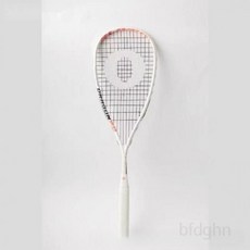 스쿼시 라켓 초경량 풀 카본 남녀 공용 트레이닝용 부드러운 타구감 초급 중급 간편한 운동용품 20대부터 50대까지 편리한 운동 즐거움, 1개, 옵션명참조, 화이트 초보자 세트