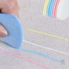 의상 제작 표시 삼각형 분필 원단 재단 선 그리기 봉제 작업 공예 수공예 재료, 1개, 재단초크10P