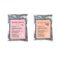 퀸즈 color 헤나염색약 퀸즈헤나염색약 정품 1+1 하나사면하나더, [칼라]와인레드+[천연]레드, 1개