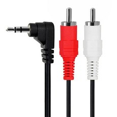PC 오디오 케이블 3.5mm to 2RCA 3M