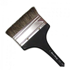 수채화 빽붓 천연모 넓은 전문가용 평붓 미술용 바탕 그림 아크릴 유화 도구