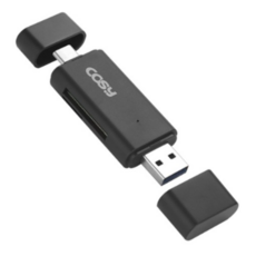 코시 타입C OTG USB3.0 PC겸용 카드리더기, PC겸용 카드리더기 CR3331C, 단일, 1개