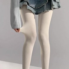 피겨스케이트 연습복 바지 하의 훈련복 피겨연습복 피겨복 방수, 1개, 밀키화이트 수직 스트라이프