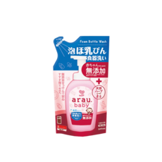 愛樂寶寶貝 無添加奶嘴奶瓶清潔泡泡補充包 3入組 450mL 食品級成分 溫和不殘留, 3個