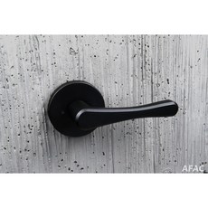 버튼형 방문손잡이 AFL-2101, 블랙, 2개