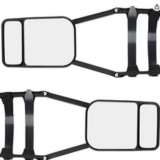 자동차 백미러 와이드 보조미러 광각 시야확장 벨트구동형, 1개, 326 한쌍 19x12cm