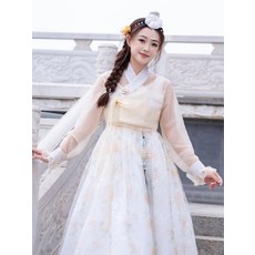 한복드레스 퓨전한복 원피스 여성 생활한복 개량한복