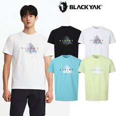 [블랙야크] 25년SS 남여공용 하절기 공용 알파인 그래픽 반팔티 1BYRTMU920