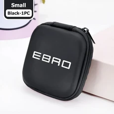 자동차 정리함 EVA 이어폰 케이블 케이스 블루투스 보관 가방 (Ebro S400 용), 03 S-black, 01  Mainland