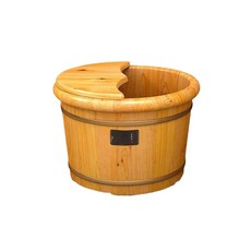 족욕통 발 습식 대야 각탕기 나무통 족탕기 원목, 30cm 두꺼운 원목뚜껑 마사지기, 기본 모델명/품번