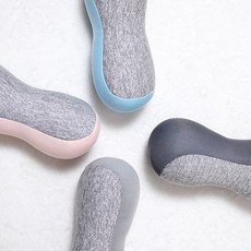 기내용 목베개 미니 장거리용 라이트그레이 색상 낮잠용, 프룻핑크