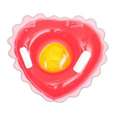유아보행기튜브 하트 물놀이 3-5세 튜브, 단품