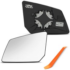 쉐보레 트래버스 2009-2016 GMC 아카디아 2007-2016 새턴 아웃룩 2007-2010용 SNEMEEY 운전석 사이드 미러 교체 - 백킹 플레이트 크롬 파워 가열, Driver side（LH）, 1개