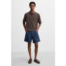 ZARA 자라 남성 포멀 슈즈 스니커즈 레더 캐주얼 가죽 로퍼 - 그레이 167306