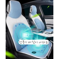 바람 나오는 차량 시트 선풍기 여름용 운전석 조수석 전용 시원한, 12V(일반차량) 선풍기 시트 블랙