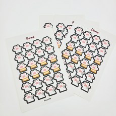 귀여운 젤리 동물 발 모양 라벨지 포인트, 1, 1