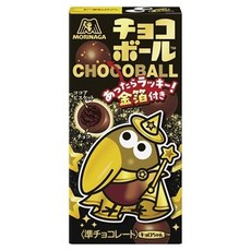 MORINAGA 森永 巧克力球 幸運金箔巧克力球, 1個, 19g