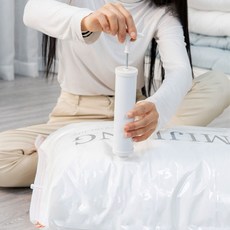 이불 압축팩 전용 수동펌프 의류압축기 팩미포함 L144, 1개입, 1개