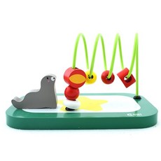 영유아 소근육발달 구슬옮기기 색인지 모양탐구/ 교육적인장난감 체험 돌아기장난감, 1개