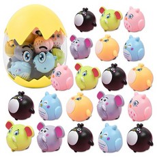 오즈토이 포레스트 풀백 동물 자동차 장난감 20피스 세트, 믹스컬러, 1개