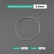 1Pc 전문 초박형 다이아몬드 와이어 톱 0.1-0.5mm 1M 저손상 절단 액세서리 옥 및 세라믹 정밀 절단용, [02] A8