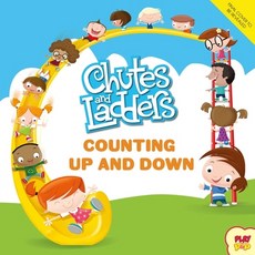 (영문도서) Chutes and Ladders: Counting Up and Down: (Hasbro Board Game Books Preschool Math Numbers ... Board Books, Insight Kids, English, 9781647225155