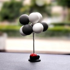 자동차 대시보드 인형 풍선 장식 소품 차량 꾸미기, 1개, 블루