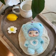 Nommi 봉제 인형 블라인드박스 피규어 장식 공예품 선물, A. 빙수베어 케이스 확인