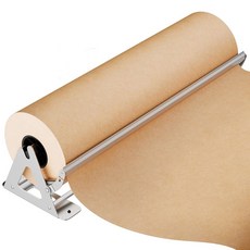 DIY 크루 36인치 종이 롤 디스펜서 및 커터 튼튼한 벽걸이형 미끄럼 방지 테이블탑 크래프트 냉동고 정육점 최대 1000피트, Matte Bla, 12