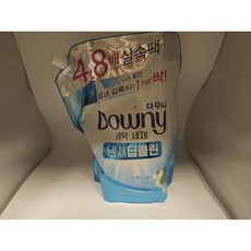다우니 냄새 딥클린 프레시 클린 세탁세제 리필, 2.2L, 1개입, 4개
