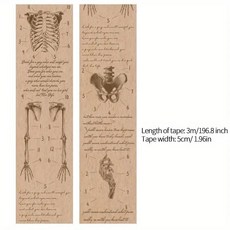 1 롤 빈티지 시 티켓 편지 식물 Washi 강력 접착 테이프 장식 Decora Diy Scrapbooking 스티커 라벨 216106, E