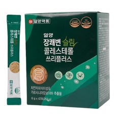 일양 장쾌변 슬림 콜레스테롤 쓰리플러스 / 차전자피 식이섬유 가르시니아 추출물 환 식이섬유환 차전자피환, 42개, 6g