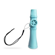 小美琴 旋律口笛 簡易入門 輕巧便攜 ABS樹脂 柚子樂器, 藍, 1個