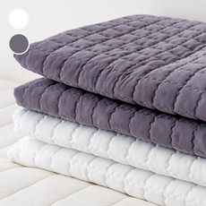 수젠하우스 코지 마이크로 실크 미끄럼방지 논슬립 카페트 패드 2color, 스모크