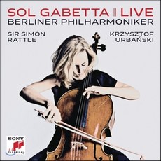 솔 가베타 - LIVE KRZYSZTOF URBANSKI SIMON RATTLE : 엘가 & 마르티누 첼로 협주곡 라이브 오스트리아수입반, 1CD