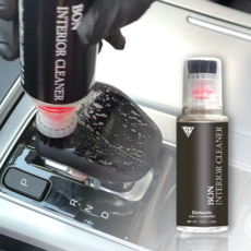 자동차 실내 클리너 가죽 핸들 플라스틱 세정제 브러쉬 일체형 글로하츠 본, 1개, 150ml