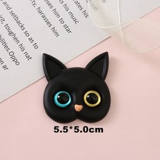 냉장고 스티커 케이스 스티커, 검정, 1개