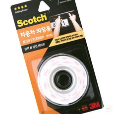 3M 폼 양면테이프 자동차외장용 마운팅 EX215 24mmx1.5m 1개, 24mm x 1.5m