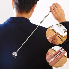 하루모아 휴대가능 접이식 등 긁게 효자손, 1세트, 혼합색상