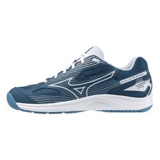 Mizuno Cyclone Speed 4 排球鞋 男女款 運動訓練 輕量 藍白 V1GA238022, 1個, 22.5 CM