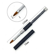 매니큐어 용 브러쉬 네일 아트 도구 조각 펜 아크릴 UV 젤 손톱 확장 라이너 그리드 꽃 DIY 디자인 드로잉 라이너 브러쉬, 09, 한개옵션1