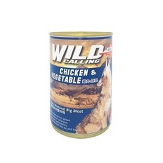 奧地利 WILD CALLING 犬用雞肉蔬菜罐頭 415g 狗主食罐, 1個, 雞肉+蔬菜,宅配出貨 任2箱免運