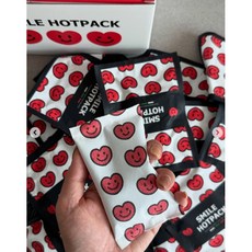 韓國 Smile Hotpack 口袋型暖暖包 紅色愛心款 60g x 24包/盒, 1個, 8包