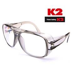 K2 보안경 KP-101A 2개 눈보호 작업용 고글 국내산 안전용품, 블랙