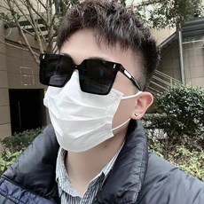 方形墨鏡男2023新款潮男士開車專用防紫外線太陽眼鏡女高級感偏光