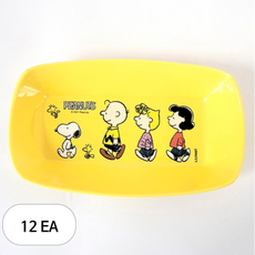 릴팡 스누피 감자튀김 접시 PN6796, 12세트